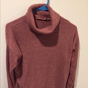 Soft Pink turtleneck sweater